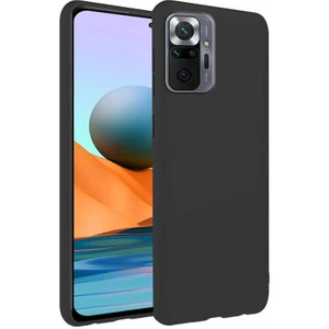 Piyasa Sepeti Xiaomi Redmi Note 10 Pro İnce Mat Silikon Kılıf Siyah