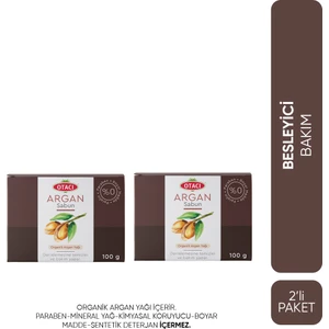 Avantajlı 2 Li Organik Argan Yağı Sabunu 100 gr