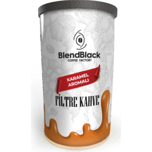 Karamel Aromalı Filtre Kahve Teneke Kutu 250 gr