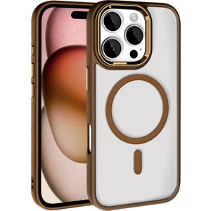 Apple iPhone 16 Pro Max Magsafe Sarj Özellikli Hasar Önleyici Kamera Lens Korumalı Tpu Silikon Vember Kılıf
