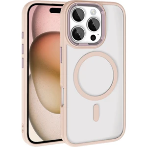 Apple iPhone 16 Pro Max Magsafe Sarj Özellikli Hasar Önleyici Kamera Lens Korumalı Tpu Silikon Vember Kılıf