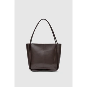 Shule Bags Moscow Çift Askılı Omuz Çantası Acı Kahve