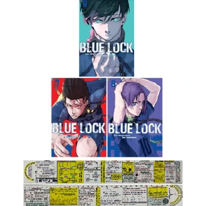 Blue Lock 6-7-8. Ciltler Manga Seti + Mat. Öğreten Cetvel