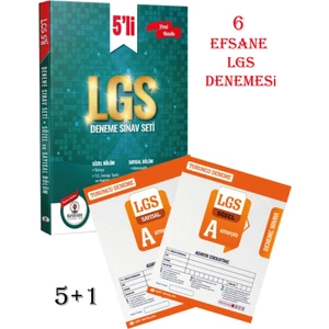8.Sınıf LGS 5+1 Efsane Deneme Seti Özdebir Yayınları (Güncel Bask