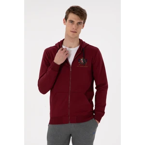 U.S. Polo Assn. Erkek Bordo Hırka (Örme) 50293649-VR014