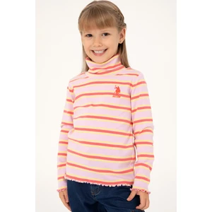 U.S. Polo Assn. Kız Çocuk Pembe Sweatshirt 50296286-VR041