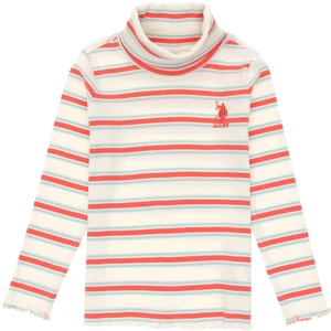 U.S. Polo Assn. Kız Çocuk Krem Sweatshirt 50296286-VR071