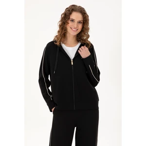 U.S. Polo Assn. Kadın Siyah Sweatshirt 50297354-VR046