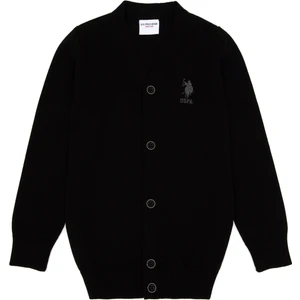 U.S. Polo Assn. Erkek Çocuk Siyah Hırka (Triko) 50295571-VR046