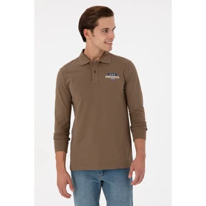 U.S. Polo Assn. Erkek Haki Sweatshirt 50293741-VR027