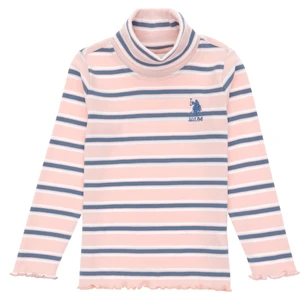 U.S. Polo Assn. Kız Çocuk Toz Pembe Sweatshirt 50296286-VR050