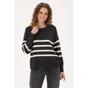 U.S. Polo Assn. Kadın Antrasit Melanj Kazak /Triko 50297070-VR081