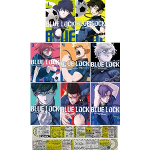 Blue Lock 8 Cilt Manga Seti + Mat. Öğreten Cetvel