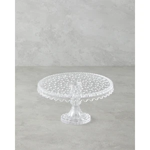 English Home Bubbles Cam Kek Standı 21X11 cm Şeffaf