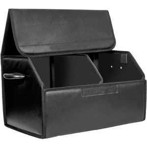 Deri Oto Bagaj Organizeri – Sıvı Geçirmez, Çok Bölmeli, 50x30x31 cm, Araç, Ev ve Ofis Düzeni İçin