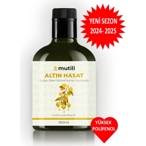 Yeni Sezon Zeytinyağı 500 ml Soğuk Sıkım Zeytinyağı Özel Üretim Zeytinyağı Mut Zeytinyağı Altın Hasat