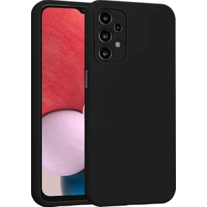 Samsung Galaxy A13 Kılıf Lansman Premium Silinebilir Siyah Silikon