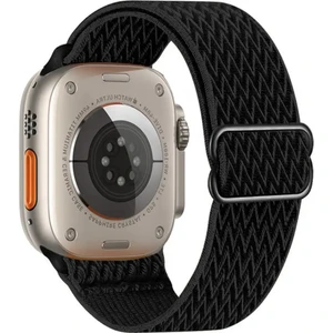 Apple Watch Seri 10 9 8 7 6 Se 5 4 3 2 1 Ultra 1/2 (42-44-45-46-49) mm Uyumlu Elastik Ayarlanabilir Kayış