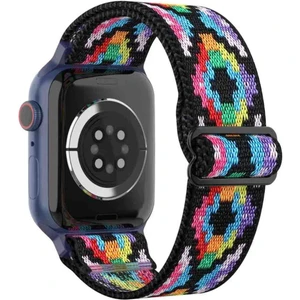 Apple Watch Seri 10 9 8 7 6 Se 5 4 3 2 1 (42-44-45-46-49) mm Ultra1/2 Uyumlu Elastik Kayış
