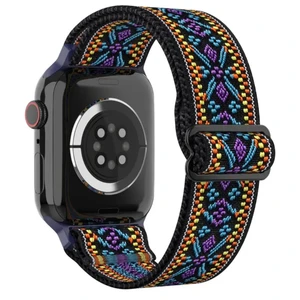 Apple Watch Seri 10 9 8 7 6 Se 5 4 3 2 1 (42-44-45-46-49) mm Ultra1/2 Uyumlu Elastik Kayış
