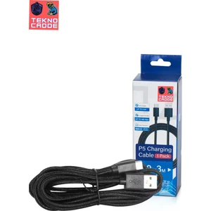 Ps5 Dualsense/ps5 Edge/series X/series S/9.nesil/switch 3m Type-C Hızlı Şarj Data Kablosu