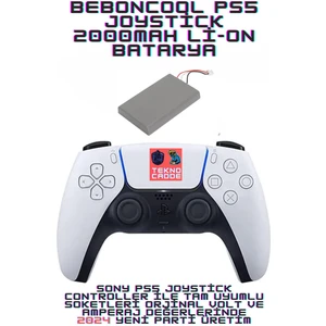 Ps5 Dualsense 3.65V 2000MAH Li-Ion Joystick Batarya Pil