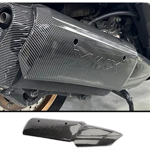YGS Moto Parts Xmax Techmax 250/300 2018-2025 Egzoz Koruma Karbon Kapak