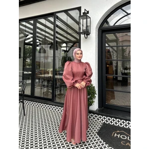By Atelier Gül Kurusu Simli Hazel Tesettür Abiye