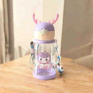 Store Trend 500 ml Polikarbon Geyikli Matara Pipetli Otomatik Kapaklı Suluk