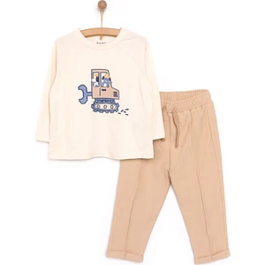 Vehicles Line Erkek Pantolon-Tshirt-Ceket Erkek Bebek