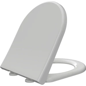 Mimoza Yavaş Kapanan Klozet Kapağı Alttan Sıkma Modern Tasarım Beyaz