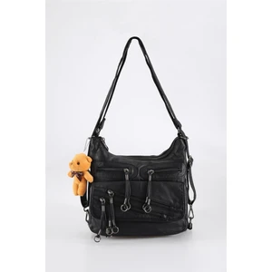 Kadın Sırt ve Omuz Çantası 17487 Siyah