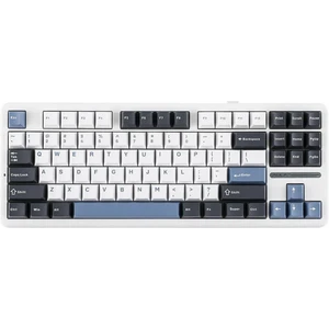 F87 Mekanik Rgb Tkl Graywood V3 Switch Kablosuz Makrolu Hot Swap Klavye Beyaz