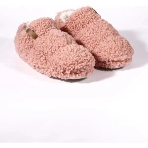 2026 Tedy Pembe Kadın Ev Ayakkabısı Panduf