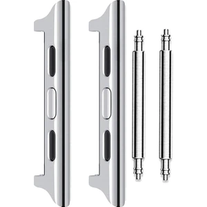 Apple Watch Series 10 46MM To 22 mm Çevirici Metal Kordon Kayış Adaptörü Set - AL3135