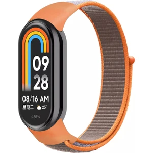 Xiaomi Mi Band 8 Mi Band 9 Uyumlu Hasır Örgü Kordon Kayış Bileklik
