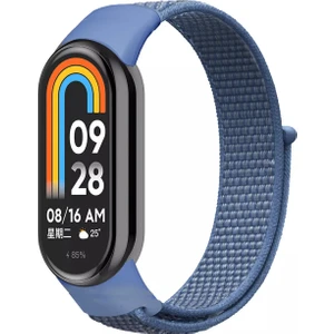 Xiaomi Mi Band 8 Mi Band 9 Uyumlu Hasır Örgü Kordon Kayış Bileklik
