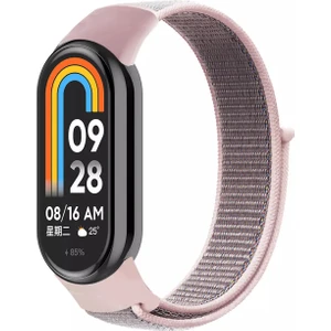 Xiaomi Mi Band 8 Mi Band 9 Uyumlu Hasır Örgü Kordon Kayış Bileklik