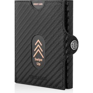 Valencia Carbon Kartlık Hakiki Deri Cüzdan Unisex Kadın Erkek Rfid Korumalı