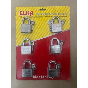 6'li Çelik Asma Kilit Set