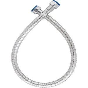 Robot Duş Spiral Hortumu Kısa 58 cm krom