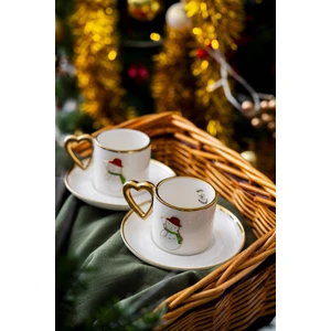 Limoges 2 Kişilik Kardan Adam Fincan Takımı - 90 ml