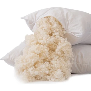 Merinos Kuzu Yünü Boncuk Yün Yastık