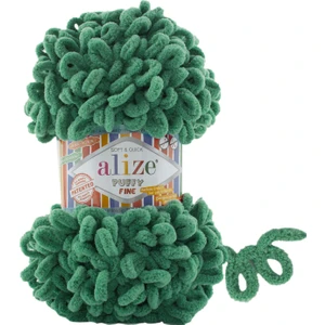 Puffy Fine(Ince) El Örgü İpliği 5'li Paket Yeşil 532