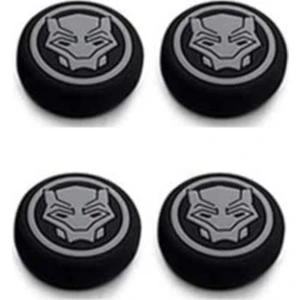 Black Panter Gri Xbox One-Xbox S-Xbox x Ps4 Ps5 Analog Koruyucu Silikon Pad