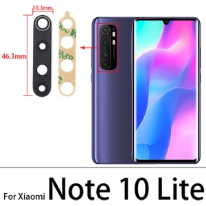 Xiaomi Redmi Note 10 Lite Arka Kamera Camı Lens Yapışkanlı