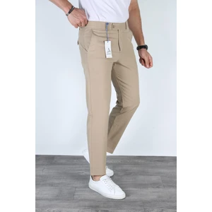Mero Life Erkek Taş Italyan Kesim Slim Fit Kaliteli Esnek Likralı Bilek Boy Kumaş Pantolon