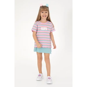U.S. Polo Assn. Kız Çocuk Tişört Basic 50294737-VR105