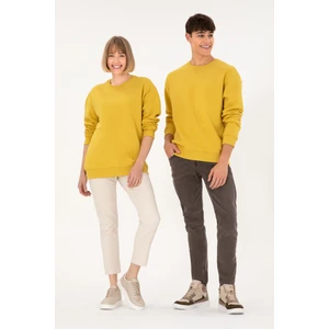 U.S. Polo Assn. Erkek Koyu Sarı Sweatshirt 50295148-VR094