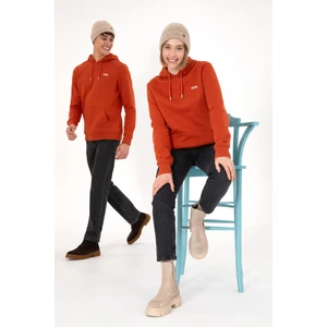 U.S. Polo Assn. Erkek Kiremit Sweatshirt 50295176-VR031
